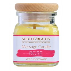 Świeca do masażu ROSE Subtle Beauty