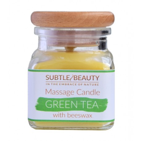 Świeca do masażu GREEN TEA